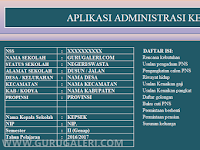 Download Aplikasi Administrasi Kepegawaian Sekolah Lengkap