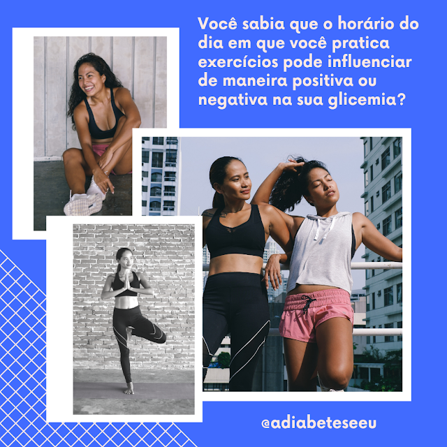 exercício, diabetes, glicemia, melhor horário, cuidados