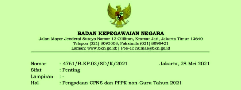 Jadwal Pendaftaran CPNS dan PPPK – P3K  Tahun 2021 diundur