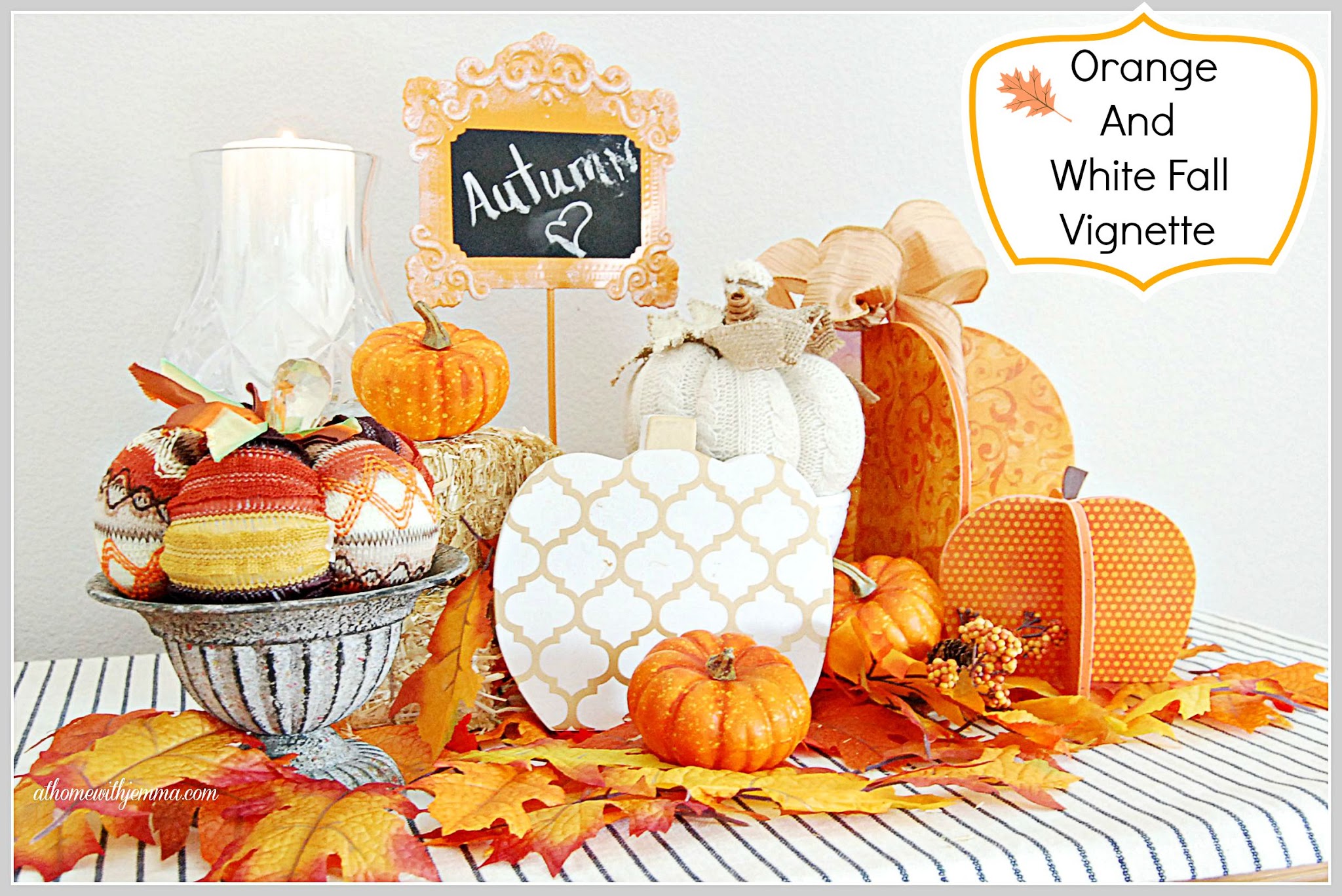 homemaking-fall-white-orange-vignette-decorating-athomewithjemma