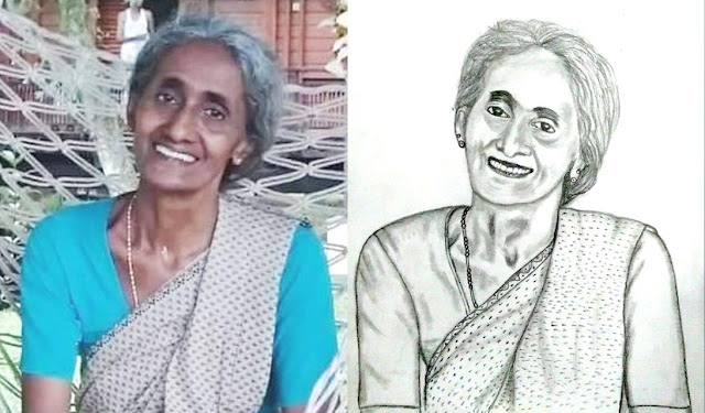 PENCIL DRAWING - Geetha Kesavan