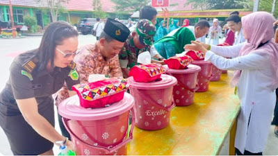 Uspika Kecamatan Talang Padang Peringati Hari Cuci tangan Sedunia...!!