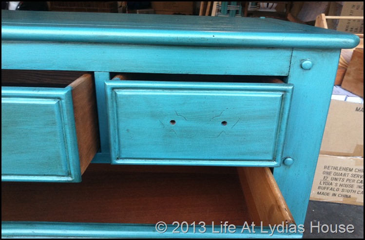 dresser closeup