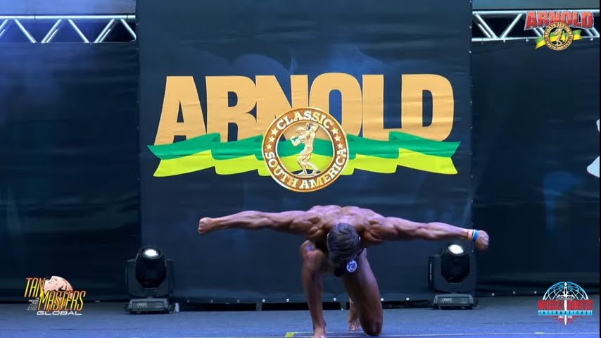 Ícaro Lermen é campeão Teen Men's Bodybuilding do Arnold Classic Brasil 2022. Foto: Reprodução