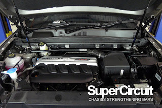 Engine Cover of the Proton X70 is removed to install the SUPERCIRCUIT Front Strut Bar