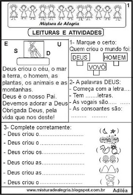 Leitura com a letra D