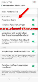 Cara menampilkan persentase baterai Realme  Cara menampilkan persentase baterai Realme 2