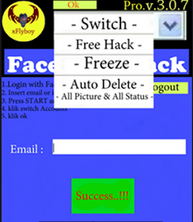  Facebook memang menjadi salah satu media umum yang sangat terkenal di gunakan oleh banya Cara Hack/Bobol Facebook Orang dengan Menggunakan Aplikasi Xflyboy Work 100%