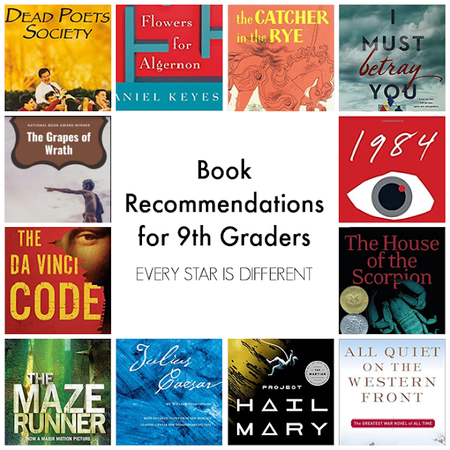 Book Recommendations for 9th Graders