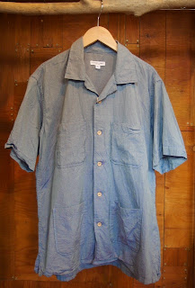 engineered garments iridescent chambray