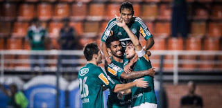 Zagueiro foi o líder do Palmeiras em campo.