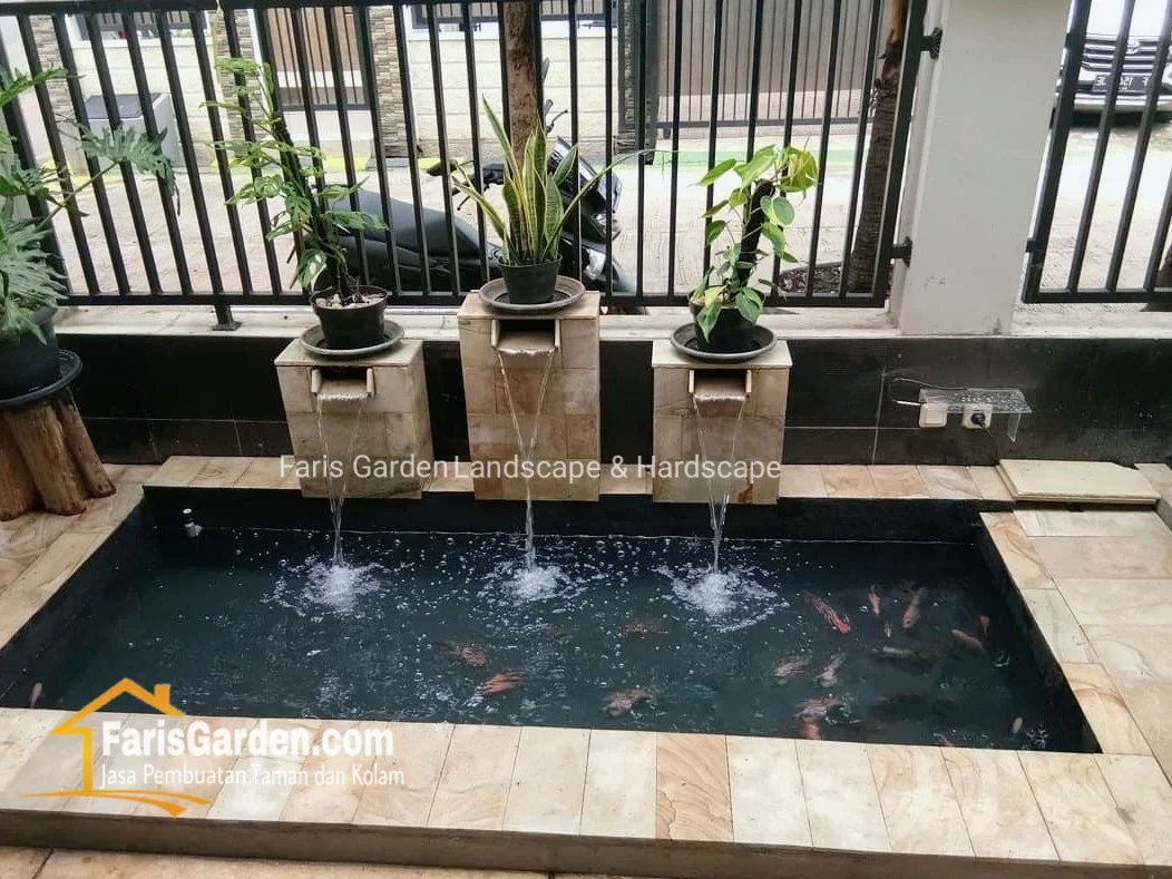 Jasa Pembuatan Kolam Koi Minimalis Surabaya - Tukang Kolam Koi Minimalis di Surabaya