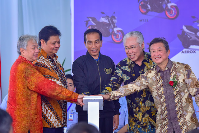 ‘Local Content’ 94 Persen, Presiden Jokowi Dorong Investasi Seperti PT Yamaha Indonesia Motor