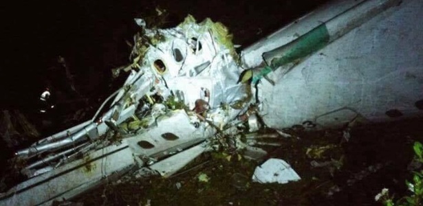 Polícia confirma 76 mortos em acidente com o avião da Chapecoense