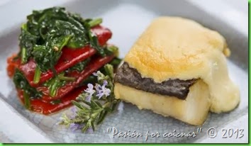 BACALAO CON MUSELINA DE AJO BACALAO CON MUSELINA DE AJO