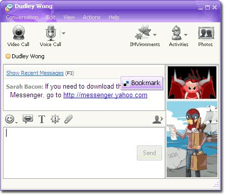 How To Save Links On Yahoo Messenger To Your Delicious Account