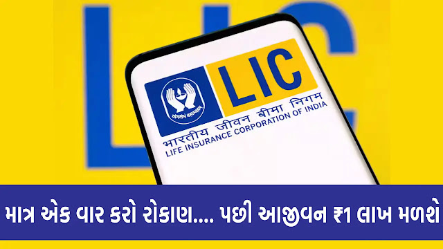 LIC New Jeevan Shanti Plan : એકવાર રોકાણ કરો, પછી જીવનભર ₹1 લાખ