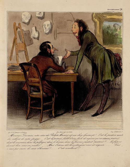 "Monsieur Daumier, votre série des Robert Macaires est une chose charmante!"