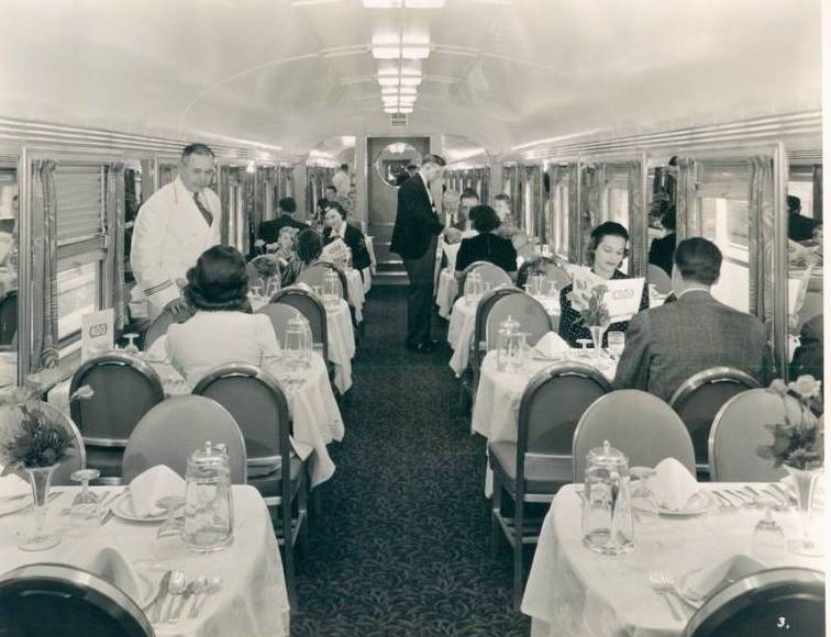 interior train wagon 1950