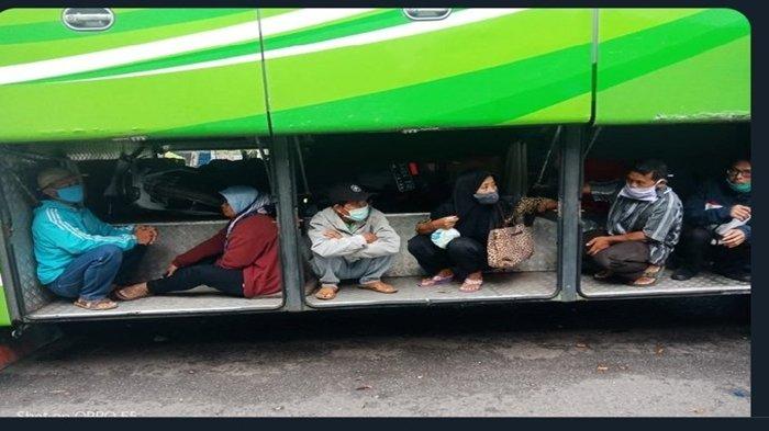 Viral, Orang-orang Nekat Duduk di Dalam Bagasi Bus demi Bisa Mudik, naviri.org, Naviri Magazine, naviri majalah, naviri