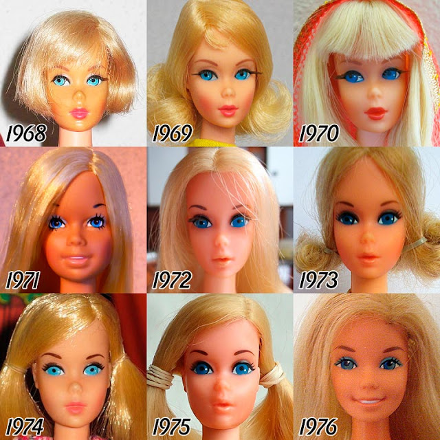 Evolução da Barbie de 1959 até os dias atuais