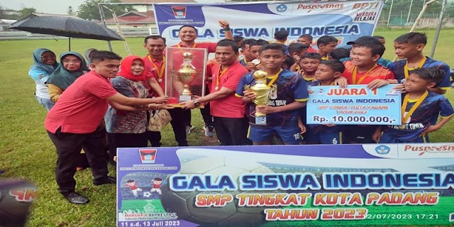 Kecamatan Padang Timur Raih Juara GSI Tingkat Kota Padang Tahun 2023