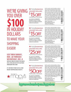 Free Printable Macy's Coupons