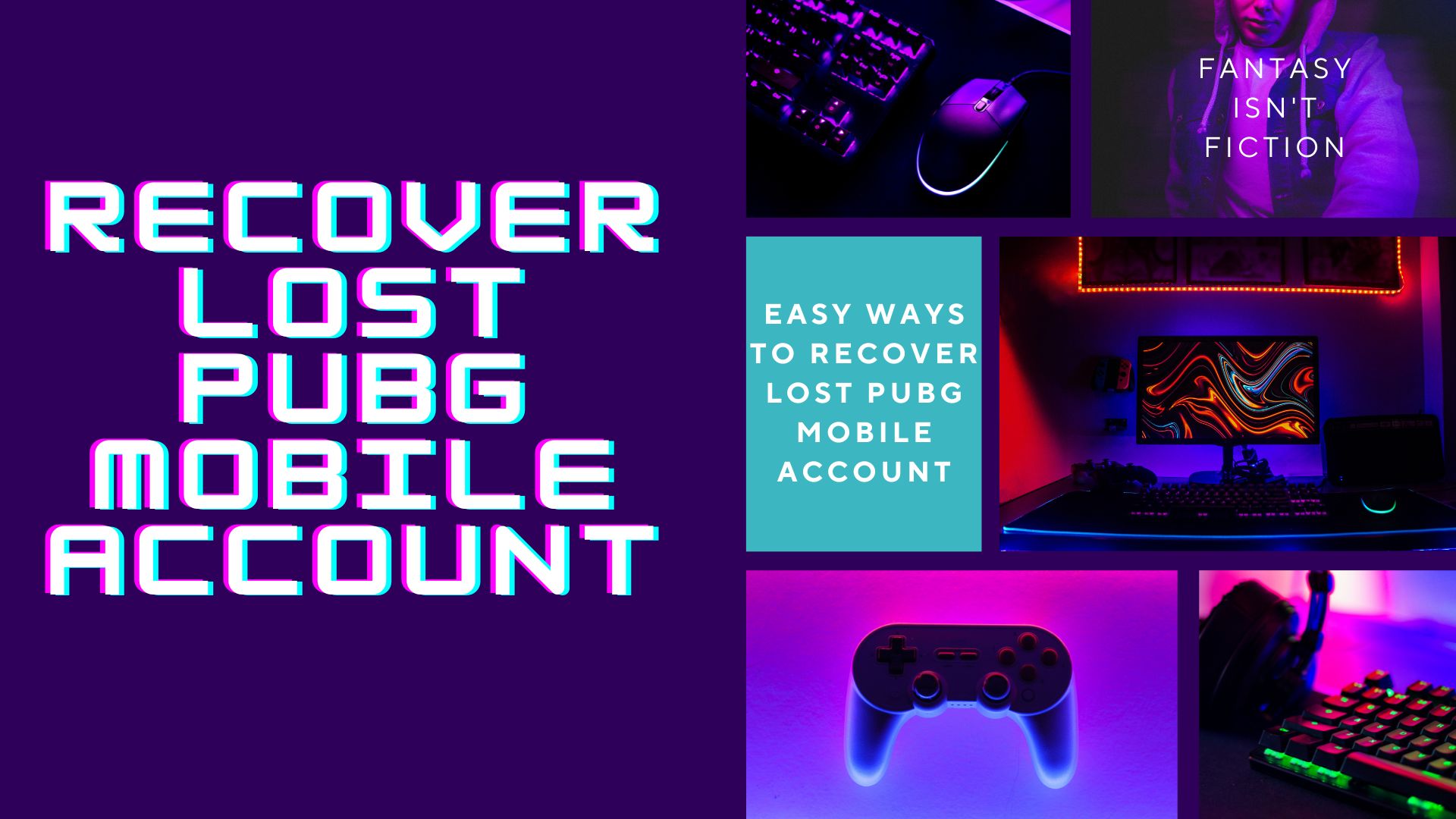 Recover lost PUBG mobile account
