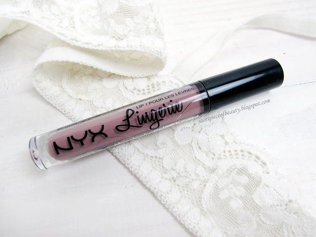 Жидкая матовая помада NYX LIP LINGERIE в оттенке Embellishment / Блог A piece of beauty 