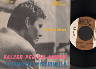 Musica italiana: copertina del sesto 45 giri di Fabrizio De Andrè.