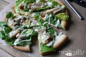 The most indulgent pizza topped with fresh salad | Anyonita-Nibbles.co.uk