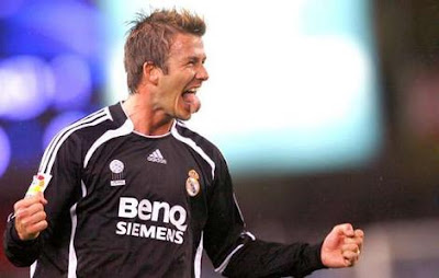 David Beckham Goal Celebration