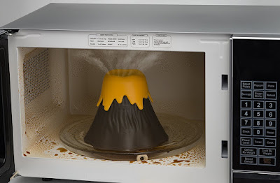 Eruption Disruption Microwave Cleaner, Clean Your Microwave In Minutes With This Fun Erupting Volcano