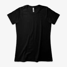 Breathe Women's Boyfriend Tee Shirt Black