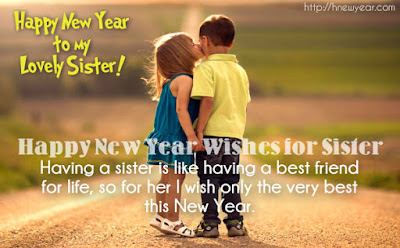 New Year Quotes for Sister 2017