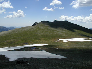 UFO hovering over Sundance Mountain.  Rocky Mountain N.P.