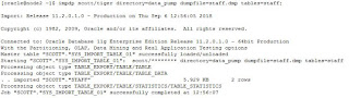 Data pump in oracle