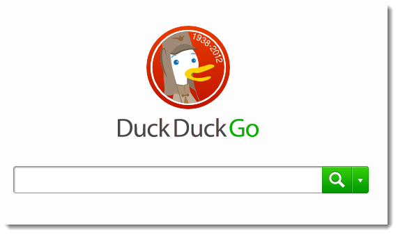 Duck Duck Go search engine