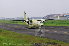 Pesawat CN-235 MPA Pesanan TNI-AL Jalani Uji Terbang