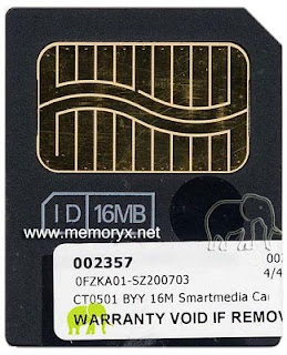 Flash Memory - 16MB SmartMedia Card SSFDC
