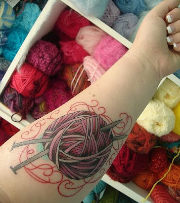 the knitting tattoo