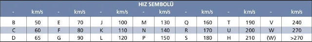 lastiğin taşıma kapasitesi