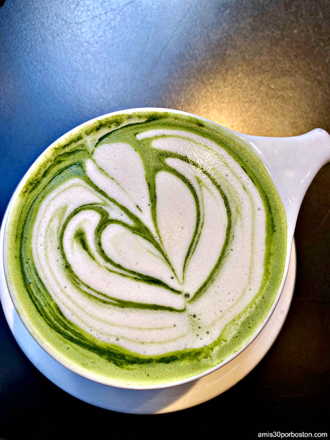 Matcha del Ogawa Coffee en Boston