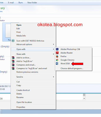 cara merubah file PDF ke Word Tanpa software