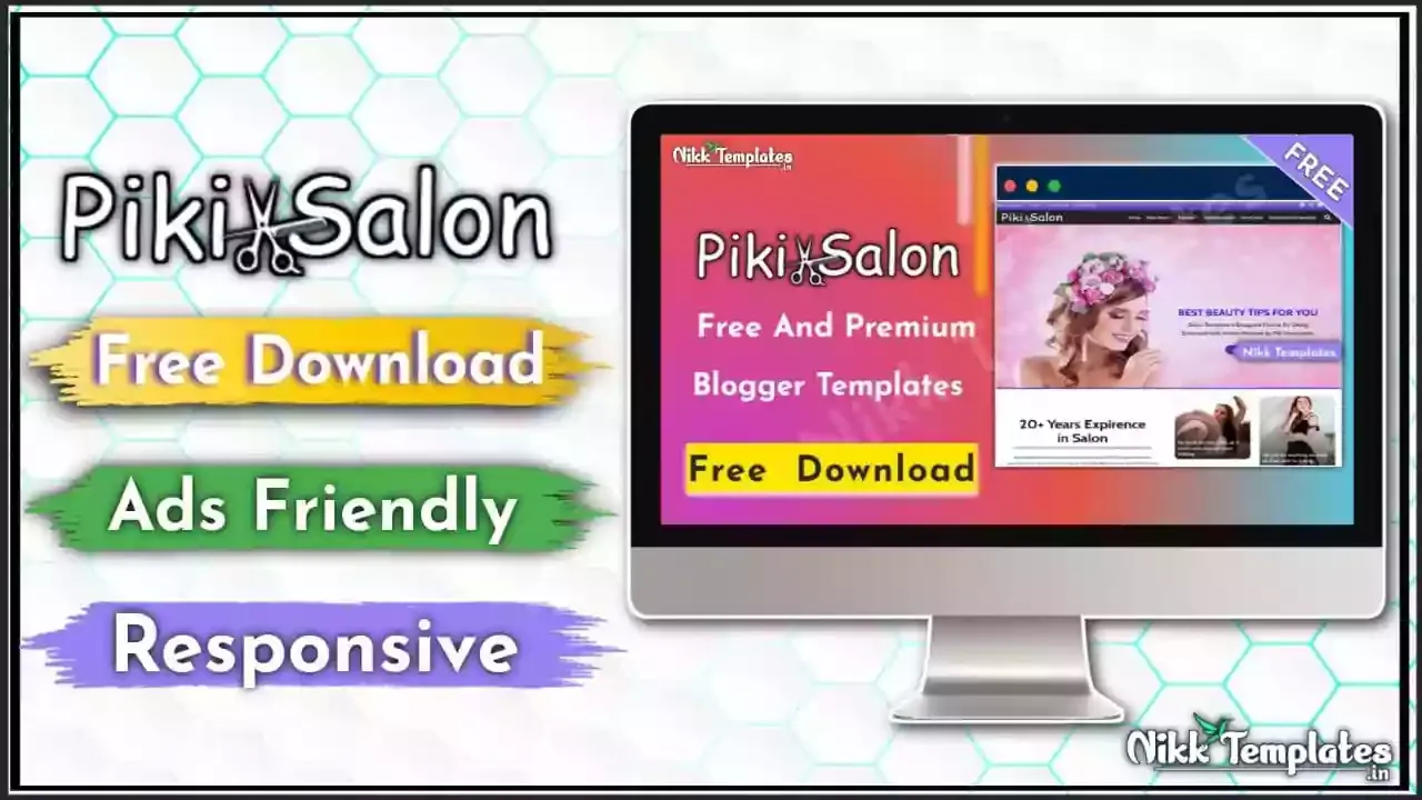 [Paid] Piki Salon - Portfolio & Responsive Blogger Template {Free Download}