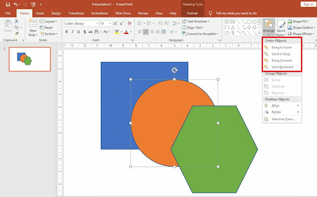 Fitur Perataan Di Powerpoint 2016