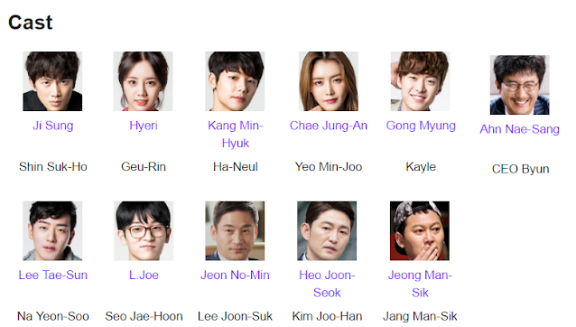 Entertainer Korean Drama Cast