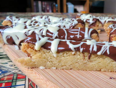 Mint Chocolate Shortbread Fingers