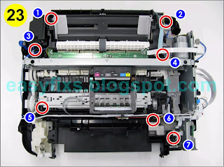 How to replace waste ink absorber on Canon MG8100, MG8110, MG8120, MG8130, MG8140, MG8150, MG8160, MG8170, MG8180, MG8190 error Ink Absorber Full support code 1700, 5B00