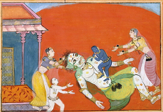 Krishna killed Putana